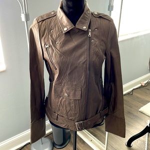 Rezrekshn Leather Moto Jacket